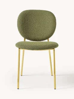 Sedia Imbottita In Boucle Ulrica 2 Pz