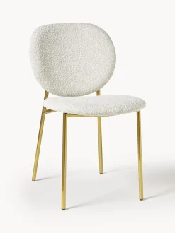 Sedia Imbottita In Boucle Ulrica 2 Pz