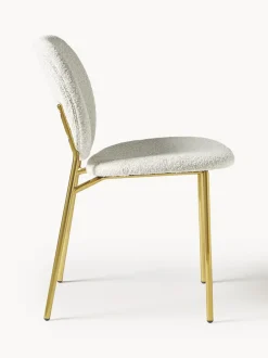 Sedia Imbottita In Boucle Ulrica 2 Pz