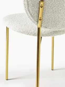 Sedia Imbottita In Boucle Ulrica 2 Pz