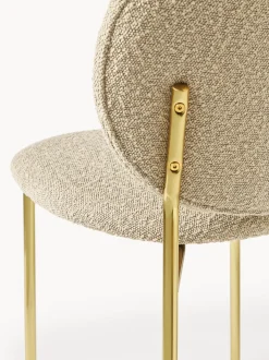 Sedia Imbottita In Boucle Ulrica 2 Pz