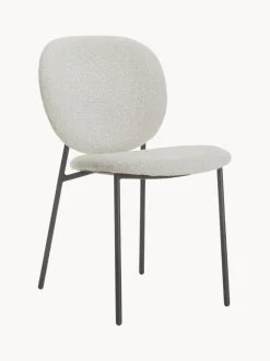 Sedia Imbottita In Boucle Ulrica 2 Pz