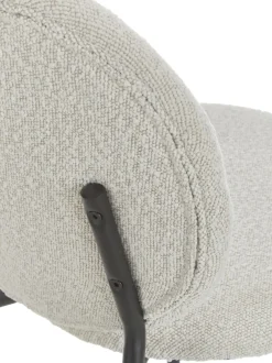 Sedia Imbottita In Boucle Ulrica 2 Pz