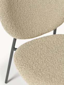 Sedia Imbottita In Boucle Ulrica 2 Pz