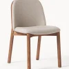 Sedia Imbottita In Legno Di Frassino Julie