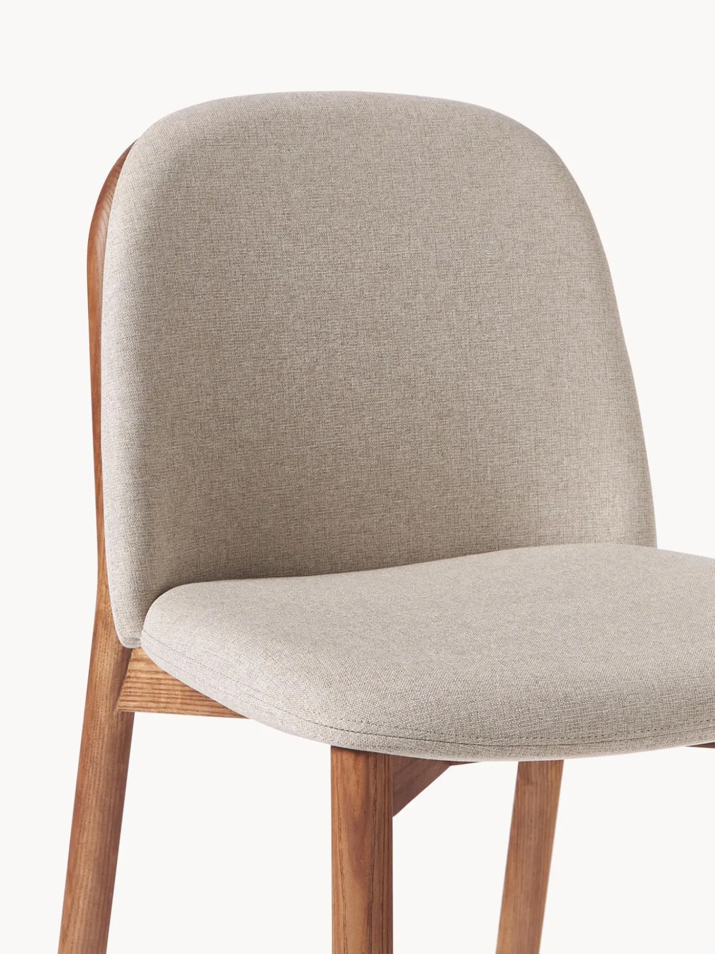 Sedia Imbottita In Legno Di Frassino Julie