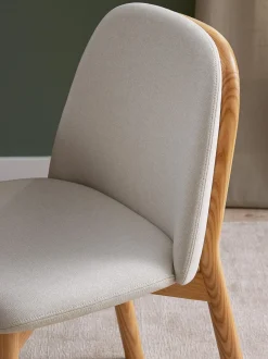 Sedia Imbottita In Legno Di Frassino Julie