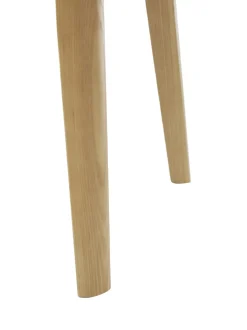 Sedia Imbottita In Tessuto Bianco Crema Koga