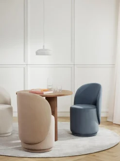 Sedia Imbottita In Velluto Zeyno