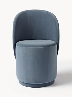 Sedia Imbottita In Velluto Zeyno