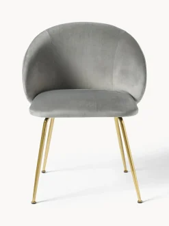 Sedia Imbottita In Velluto Luisa 2 Pz