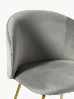 Sedia Imbottita In Velluto Luisa 2 Pz