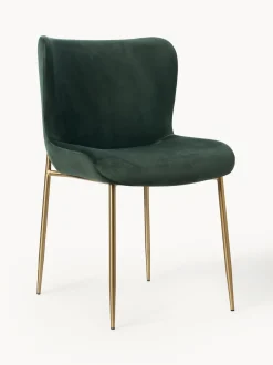 Sedia Imbottita In Velluto Tess