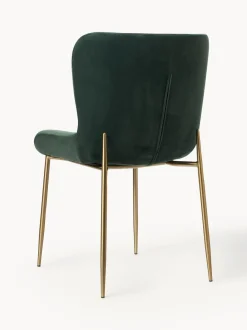 Sedia Imbottita In Velluto Tess