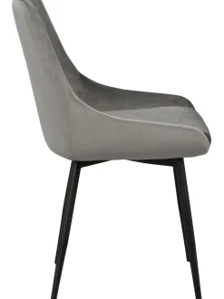 Sedia Imbottita In Velluto Sierra 2 Pz