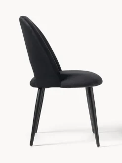 Sedia Imbottita In Velluto Rachel