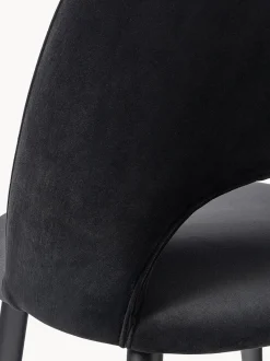 Sedia Imbottita In Velluto Rachel