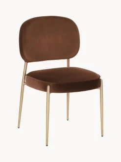 Sedia Imbottita In Velluto Viggo