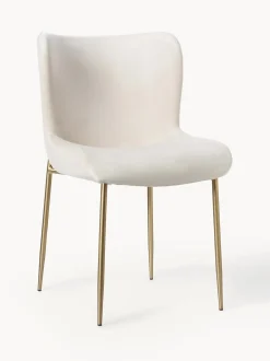 Sedia Imbottita In Velluto Tess