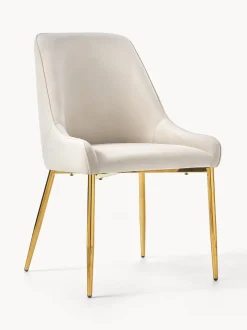 Sedia Imbottita In Velluto Ava