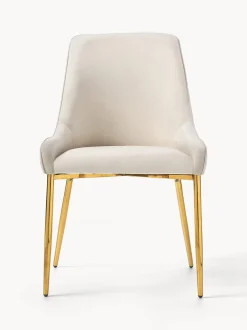 Sedia Imbottita In Velluto Ava