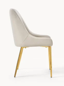 Sedia Imbottita In Velluto Ava