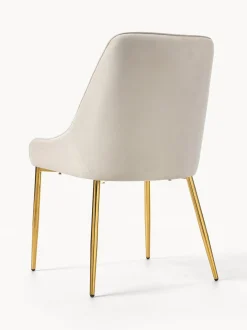 Sedia Imbottita In Velluto Ava