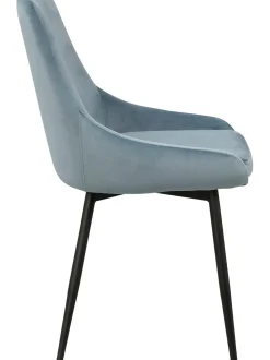 Sedia Imbottita In Velluto Sierra 2 Pz