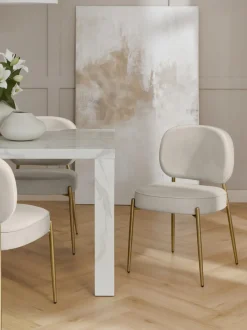 Sedia Imbottita In Velluto Viggo