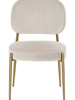 Sedia Imbottita In Velluto Viggo