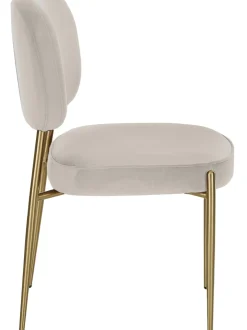 Sedia Imbottita In Velluto Viggo