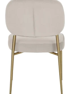 Sedia Imbottita In Velluto Viggo