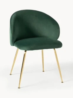 Sedia Imbottita In Velluto Luisa 2 Pz