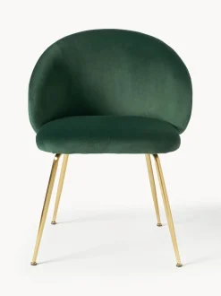 Sedia Imbottita In Velluto Luisa 2 Pz