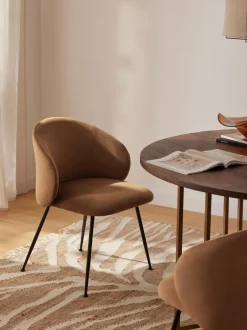 Sedia Imbottita In Velluto Luisa 2 Pz