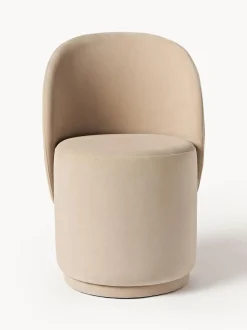 Sedia Imbottita In Velluto Zeyno