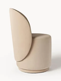 Sedia Imbottita In Velluto Zeyno