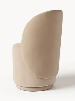 Sedia Imbottita In Velluto Zeyno