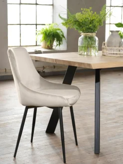 Sedia Imbottita In Velluto Sierra 2 Pz