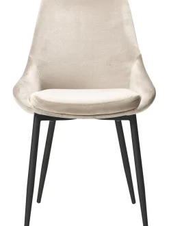 Sedia Imbottita In Velluto Sierra 2 Pz