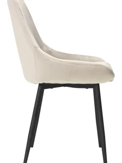 Sedia Imbottita In Velluto Sierra 2 Pz