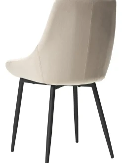 Sedia Imbottita In Velluto Sierra 2 Pz