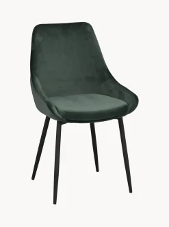 Sedia Imbottita In Velluto Sierra 2 Pz