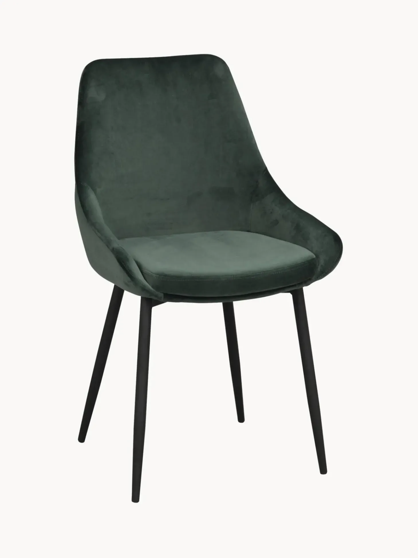 Sedia Imbottita In Velluto Sierra 2 Pz