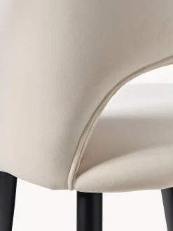Sedia Imbottita In Velluto Rachel