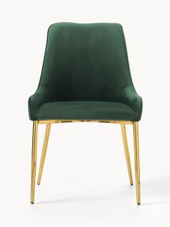 Sedia Imbottita In Velluto Ava