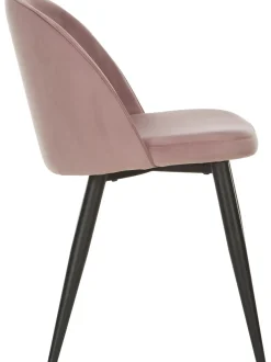 Sedia Imbottita In Velluto Amy 2 Pz