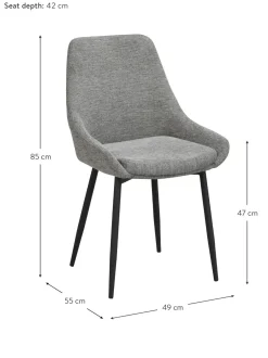 Sedia Imbottita Sierra 2 Pz