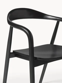 Sedia In Legno Con Braccioli Angelina