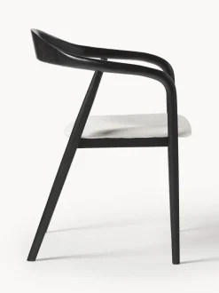 Sedia In Legno Con Braccioli E Cuscino Angelina